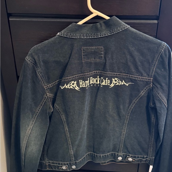🎸 Old School Vintage 90’s Hard Rock Cafe Denim Jeans Jacket - Never Worn 🎸 - Picture 7 of 16